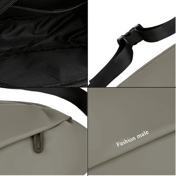 Remväska, moderiktig crossbody-väska, bröstväska för män, multifunktionell cykelaxelväska för kvinnor