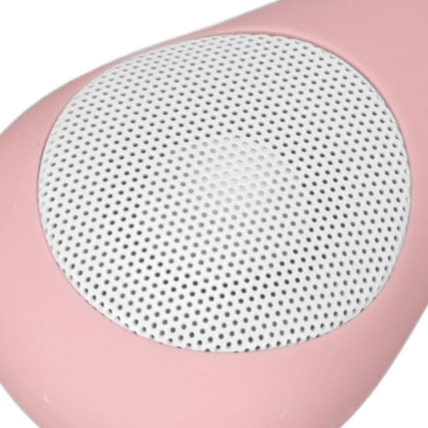 Nackbands Bluetooth-högtalare Stereo Handsfree Brusreducering Bärbar Högtalare för Hem Utomhussporter Resor Rosa