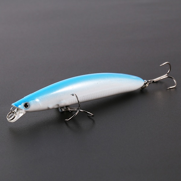 HENG JIA 9,5cm Beten Hårda Beten Konstgjorda Beten Fiske Minnow Wobblers för Fiske (C)