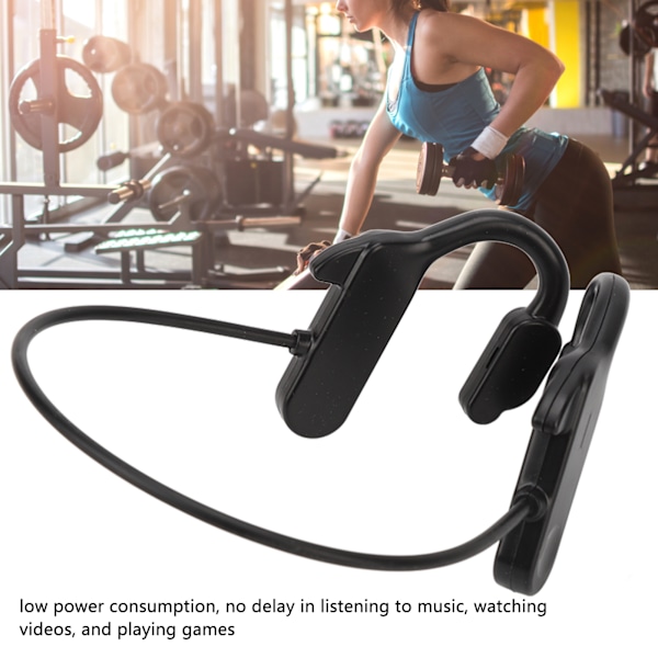 Trådlösa benledningshörlurar Ergonomiska Stabila Vattentäta Bluetooth Öppna Hörlurar för Utomhussporter