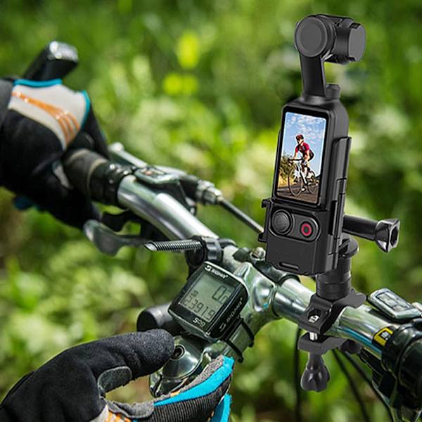 Skyddande fodral med kallskosfäste Utbyggnadsram Justerbart skyddande monteringsfäste för DJI OSMO Pocket 3-kamera