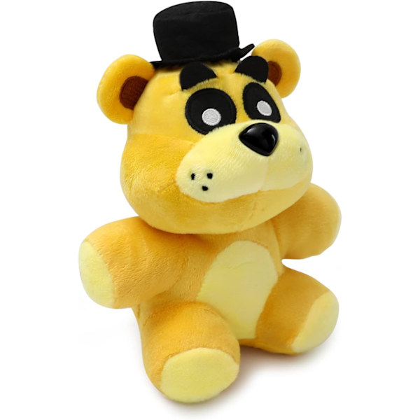 Golden Freddy Plysch 6.5\", Five Nights Bonnie Foxy Chica Springtrap Glamrock Freddy Plyschdjur på Freddy's ,FNAF Golden Bear Djur Plyschdjur