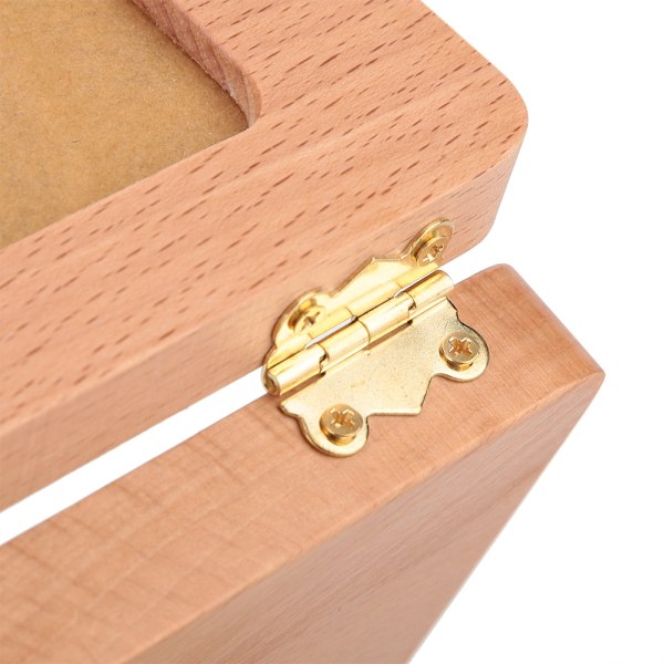 Första Tänder och Hår Samlingsbox, Personlig Baby Minnessak Förvaring, Massivt Trä Baby Tand Minnessak Box, Slitstark och Korrosionsbeständig Trä