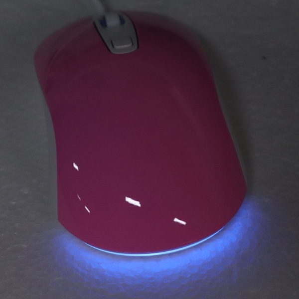 Trådbunden Gamingmus RGB Bakgrundsbelyst 3500DPI 4 Knappar Ergonomisk Design Trådbunden Datormus Rosa