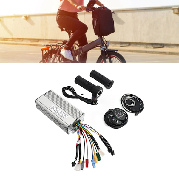 Sinusvåg Kontroller Kit för Elcyklar, Bred Kompatibilitet med Multifunktionell Display, Digitala Displayfunktioner & Utmärkt Värme