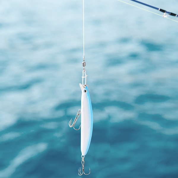 HENG JIA 9,5cm Beten Hårda Beten Konstgjorda Beten Fiske Minnow Wobblers för Fiske (C)