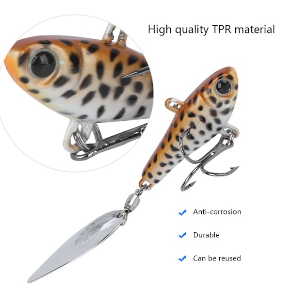 Topwater Fiskeutrustning, Utomhuslivsstil, Ytrörelse Fiskedrag med Supervass Krok, Lättviktsdesign, Livsliknande Simning
