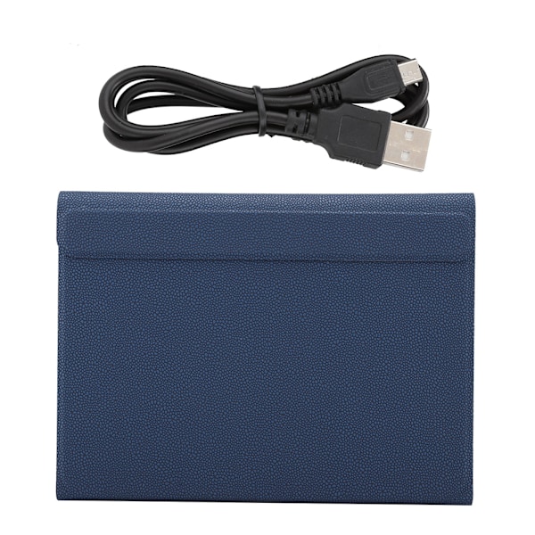 Tangentbordsfodral + Ställ + Avancerat Fodral 3-i-1 Bluetooth Tangentbordsfodral (Blå)