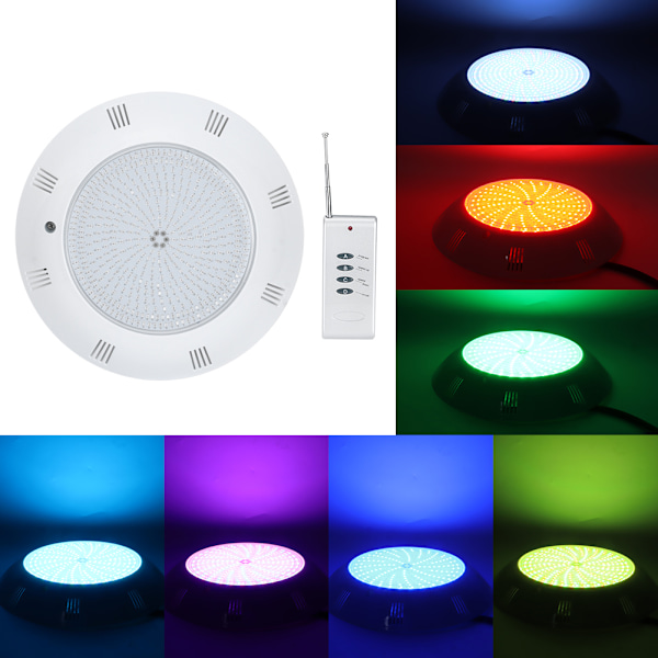 RGB Färgskiftande LED Poollampa, 12V Undervattens LED-belysning, Förvandla Din Pool Till En Nattlig Hotspot Med Vår Högkvalitativa LED-lampa