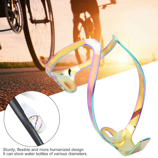 Cykelflaskhållare för justerbar landsvägscykel, snabbkoppling i aluminiumlegering för säkert grepp