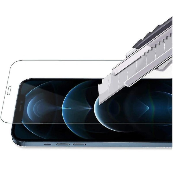 2-pack skärmskydd i härdat glas till iPhone 11 Pro Max, premium härdat glas 9H hårdhet SQBB