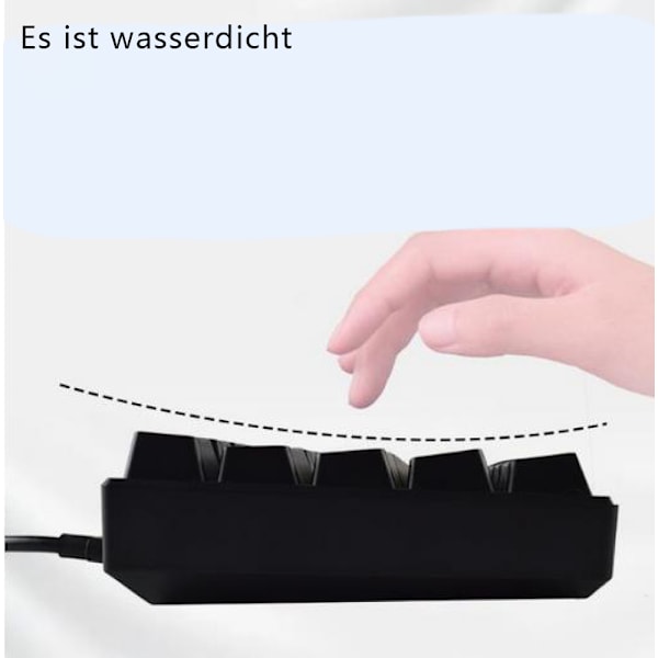 Mekaniskt gamingtangentbord med programmerbar QMK VIA, optiska brytare levererar snabbhet och precision, systemkompatibilitet säkerställer bred användning