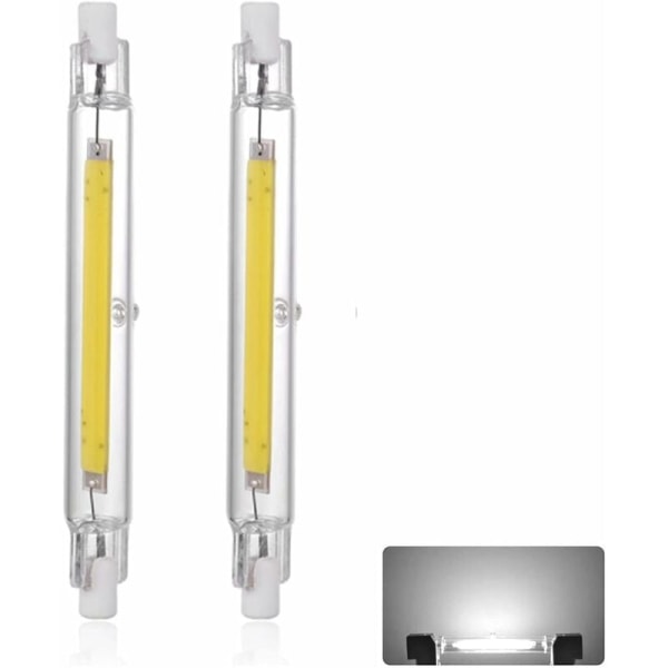 Ampull LED R7S 118mm 40W Blanc Froid 6000K, 2000LM, Dimbar, 360 Degrés Linéaire Ampull 40W R7S 118mm Slim COB LED för applikation