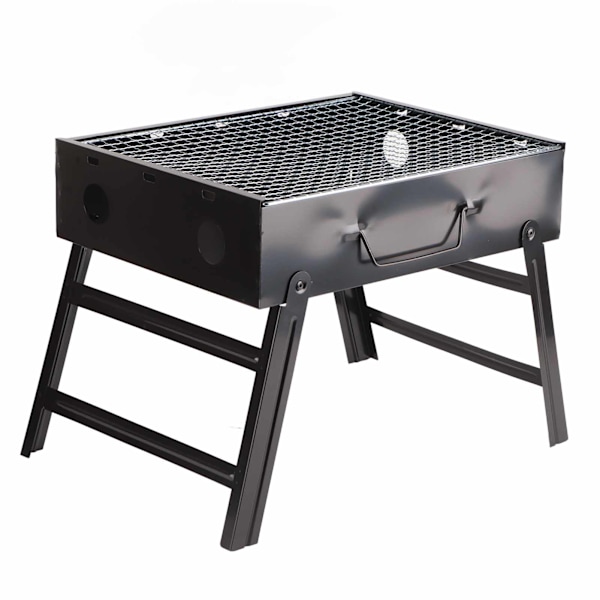 Kompakt Portabel Kolgrill, Innovativ Design För Enkel Förvaring Och Portabilitet, Utomhus Campinggrill Idealisk För Stränder, Picknickar, Fester,