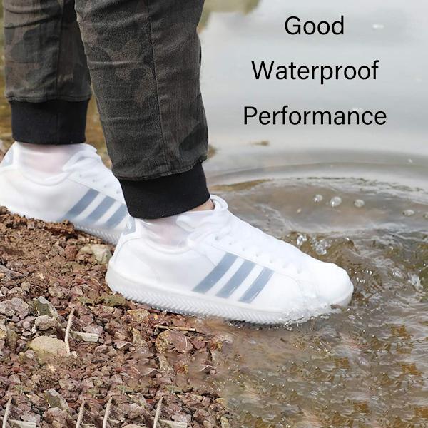 Regnstövlar Skydd Anti-skid Overshoes Silikon Skoskydd Vuxna Skoskydd Anti-slip Skoskydd för Vuxna