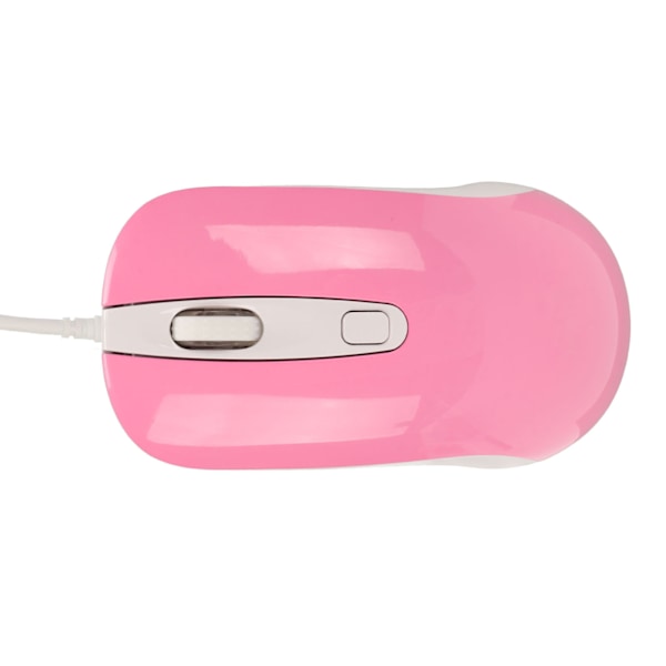 Trådbunden Gamingmus RGB Bakgrundsbelyst 3500DPI 4 Knappar Ergonomisk Design Trådbunden Datormus Rosa