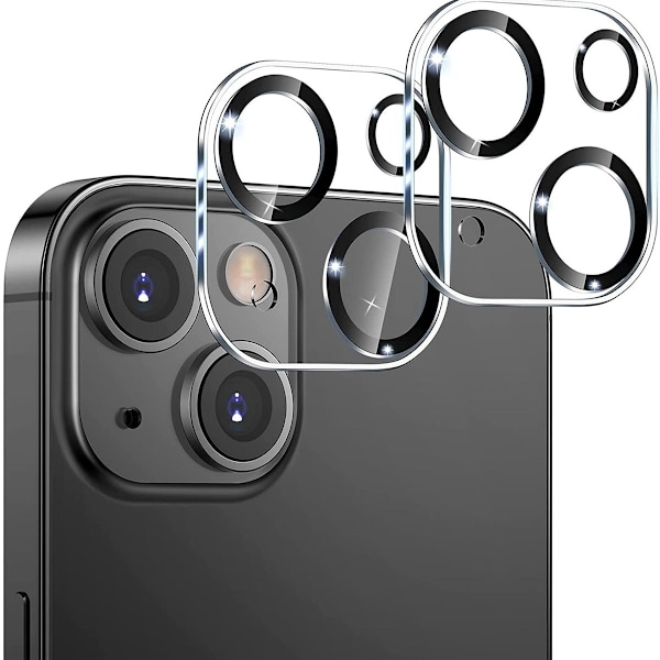 GLiving pansarglas för iPhone 13, 3-pack kameraskydd, härdat glas,
