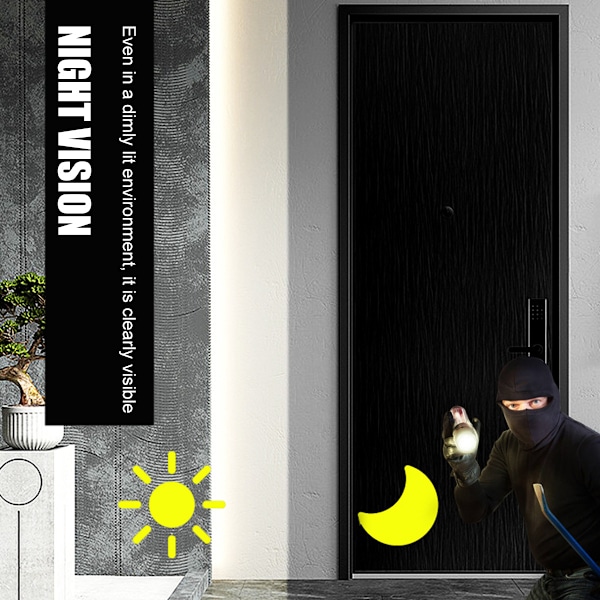 Guardian Of Your Home, Trådlös Videodörrklocka, 2-Vägs Ljudkommunikation, PIR Rörelsedetektering, Fungerar Med Alexa, Inget Abonnemang Krävs