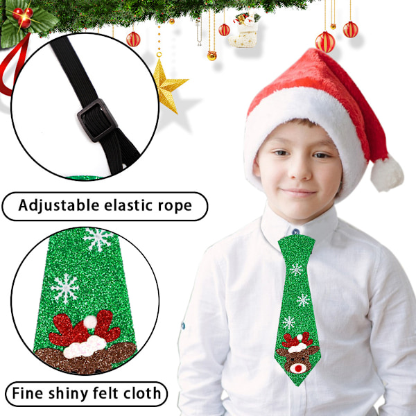 Julslips Maskerad Festliga Teman Halsduk för Maskerad Åldrar 3-10 År Temafester Barn Style 4