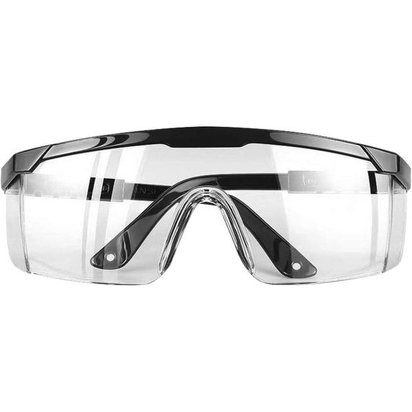 Skyddsglasögon, skyddsglasögon och skyddsglasögon med genomskinliga sidoskydd Anti-Scratch repbeständig UV-skyddslins för män