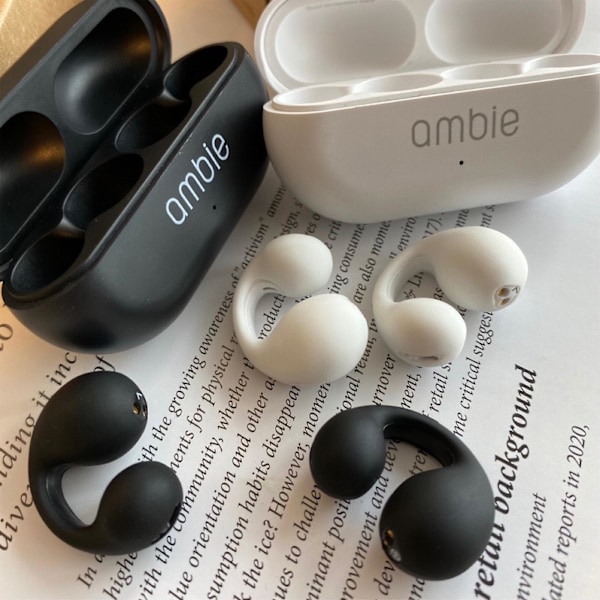Kreativt In Ear Style Ambie Öronklämma Ben Bluetooth Headset Black Black