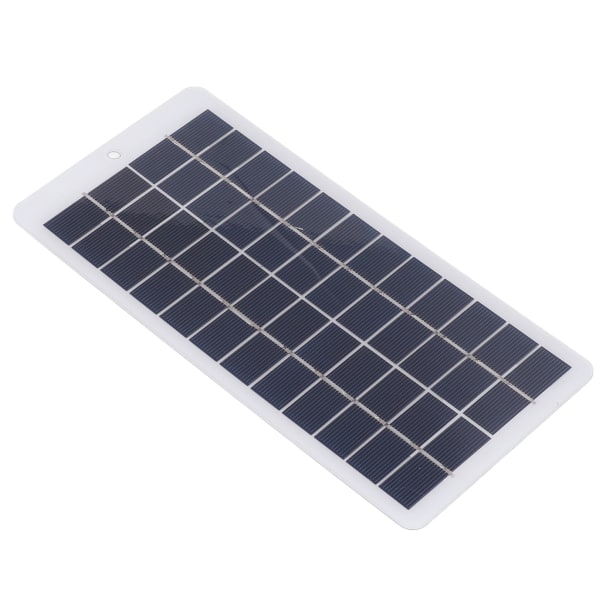 Polykristallin silikon solpanel 5W 12V hög ljusgenomsläpplighet Bärbar solpanelladdare för gatubelysning