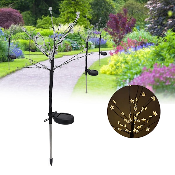 Eleganta LED-gren dekorationer, konstgjorda kvistlampor med brun barkstruktur, USB-kontakt dekorativa videgrenar för inomhus- och utomhusmiljö (2 st)