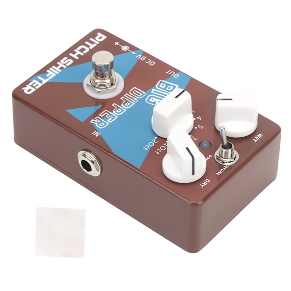 Pitch Shifter Gitarr Pitch Converter Effektpedal Transponering Harmonisk Generator DC 9V