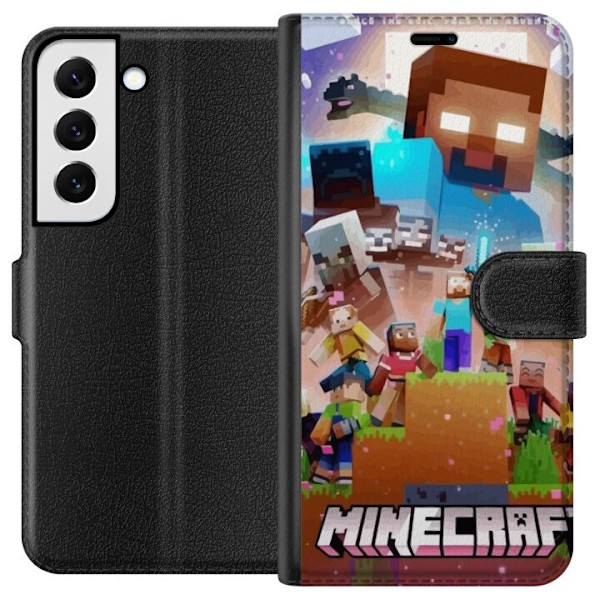 Samsung Galaxy S22+ 5G Plånboksfodral Minecraft
