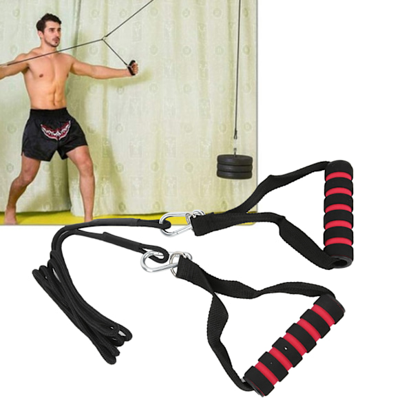Motståndsbandhandtag för träning, ergonomisk design säkerställer bekvämt grepp, halkfritt träningshandtag för förbättrade träningspass