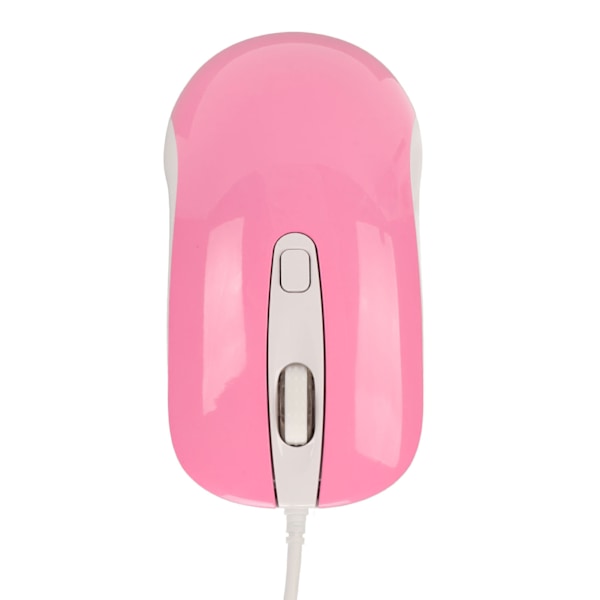 Trådbunden Gamingmus RGB Bakgrundsbelyst 3500DPI 4 Knappar Ergonomisk Design Trådbunden Datormus Rosa
