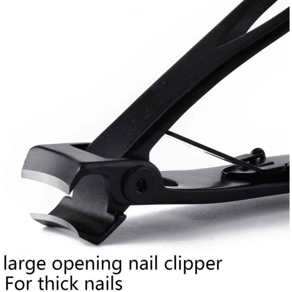Nagelklippare - Öppning i rostfritt stål för fingernaglar och tånaglar