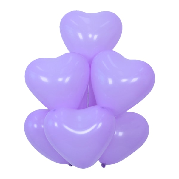 Hjärtformade ballonger för alla hjärtans dag, föreslå bröllop, bröllopsdekorationer, 100 st