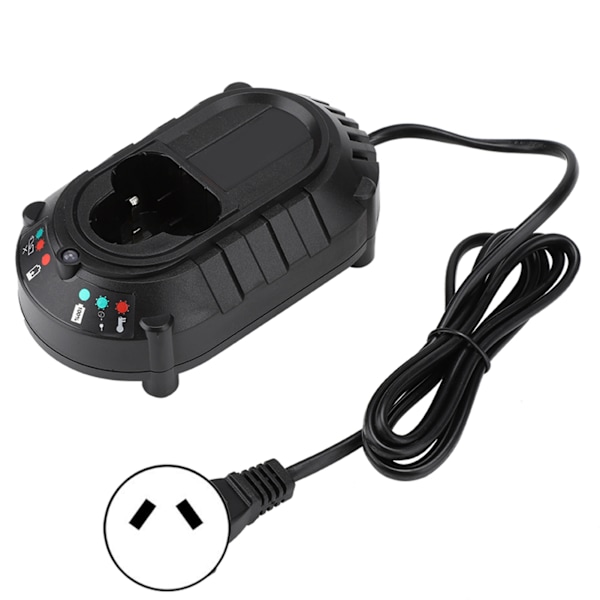 Professionell Litiumjonbatteriladdare, Batteriladdare för Elverktyg med LED-indikator för Makita 7.2V-10.8V Litiumjonbatterier