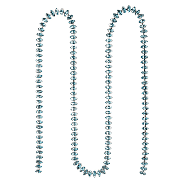Rhinestone Klokedja 1 Yard Lång Glittrande Elegant Mångsidig Rhinestone Rem för Smycken Kläder DIY Blå