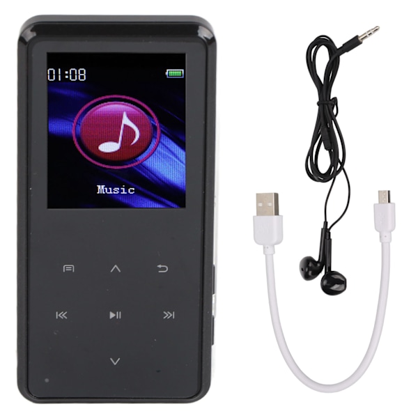 Röstaktiverad inspelare LCD-färgskärm 128x160 Brusreducering Inspelning med ett klick Multifunktionell inspelningsenhet Neutral engelska Bluetooth