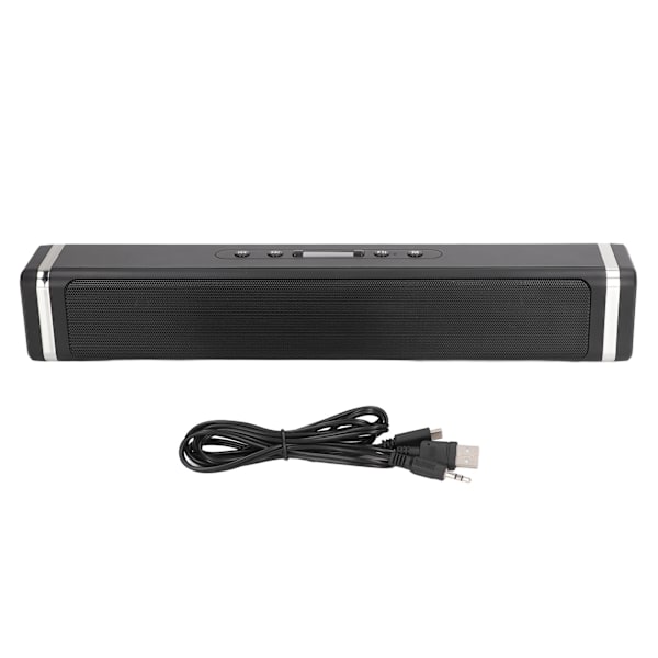 Trådlös Bluetooth-högtalare Multifunktionell Tung Bas RGB Ambient Light TV Soundbar för Hemmet