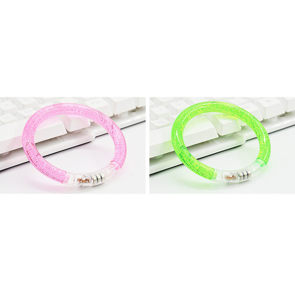 Lysande festfavör, högkvalitativt PVC-material, självlysande LED-armband med justerbar storlek, giftfria vattentäta blinkande lägen för