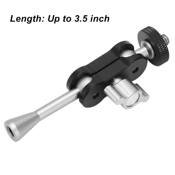 Trippelledad Versa Magic Arm för Universell Montering, Stensäker Support Aluminiumlegering Magic Arm med Dubbla 360 Graders Kulleder för Justerbarhet