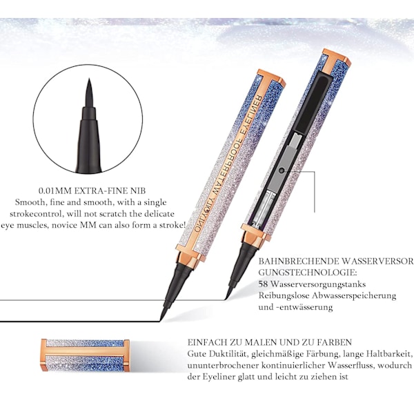 Långvarig Mascara, berikad med sidenfiber för volym & längd, snabbtorkande formula för enkel applicering, klumpar inte för felfria fransar, perfekt