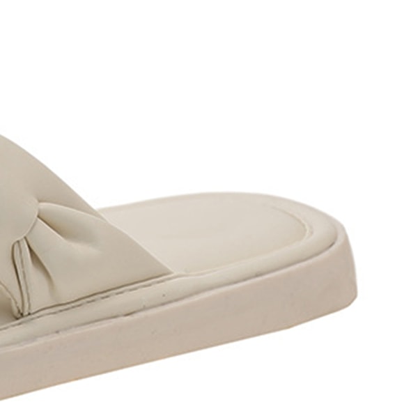 Flatsandaler Mjuk Yta Trendiga Halkfria Ergonomiska Bekväma för Hem Hotell Resor Shopping Beige 37