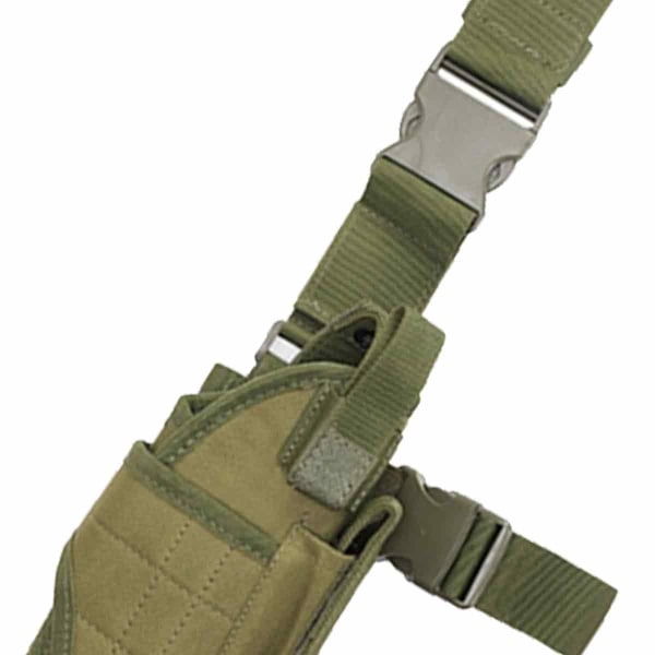 Benhölster, Taktiskt Lårpistolhölster, Justerbart Högerhands Lårhölster för Män, Benhölster Military Green