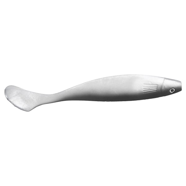 PVC Konstgjort Havsfiske Bete T-svans 23CM Stora Fisk Mjuka Beten (Svart)