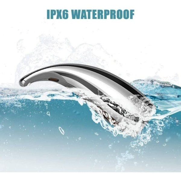 Galaxy Automatisk tvålpump, beröringsfri handtvålsdispenser, set (300 ml silver)