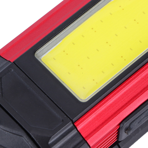 Mångsidig Uppladdningsbar Magnetisk Arbetslampa, Högkvalitativ Plastkonstruktion 270 Graders Roterande LED-Ficklampa, för Nödsituationer, Utomhusaktiviteter