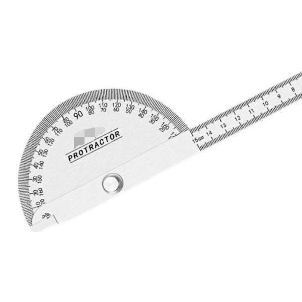 Professionell Precision: Justerbar Vinkelmätare, Högkvalitativt Rostfritt Stål, Multifunktionellt Verktyg För Ingenjörskonst, Snickeri Och Mer, Två Armar