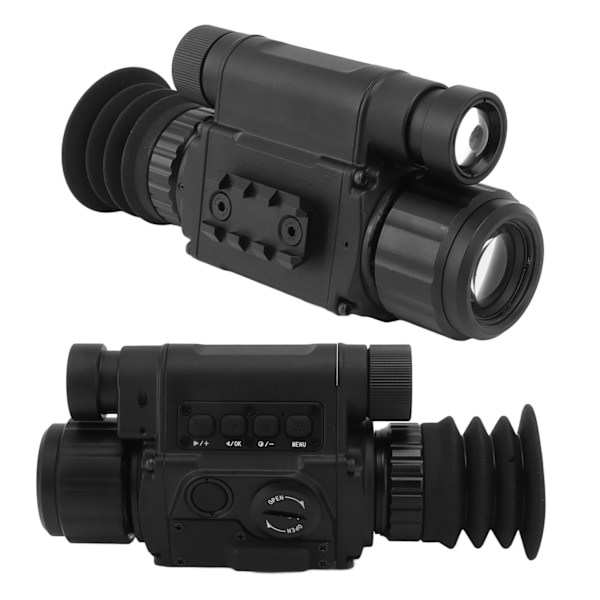 Optisk Glas Mörkerkikare, Variabel Förstoring Med 512X Zoom, Förbättrad Mörkersyn För Jakt Och Säkerhet, 13 Läges IR-justering