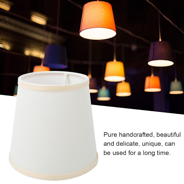 Elegant Dekorativ Lampskärm, Handgjord Hållbar Design Clip-On Lampskärm För Vardagsrum Och Matsal Dekoration, Lämplig För E14 Lamphållare