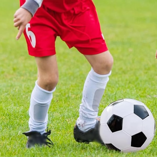 1 par Mini Benskydd för Fotboll, Extra Små Fotbolls Benskydd Skyddande Benskydd Utrustning Små Benskydd för Tonåringar Barn Vuxna black