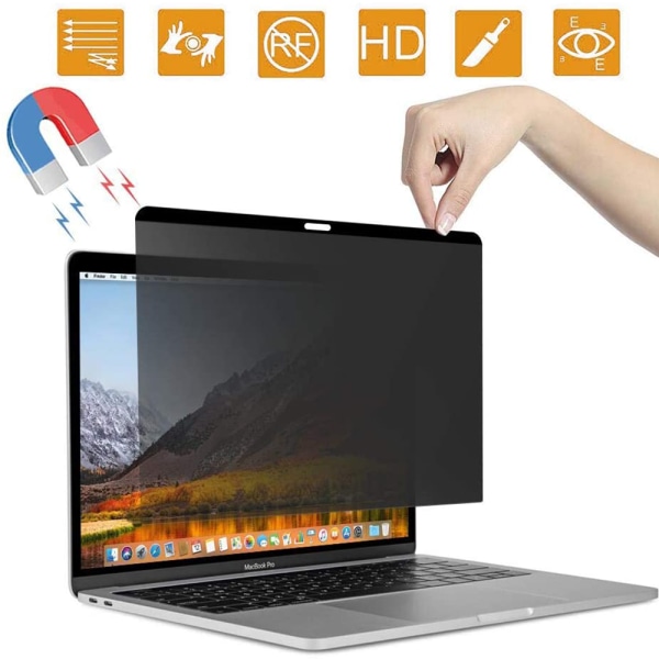 Kompatibel med MacBook Pro 16 tum, magnetiskt integritetsskydd filter skyddsfilm skärmskydd display film antireflex skyddsfilm för